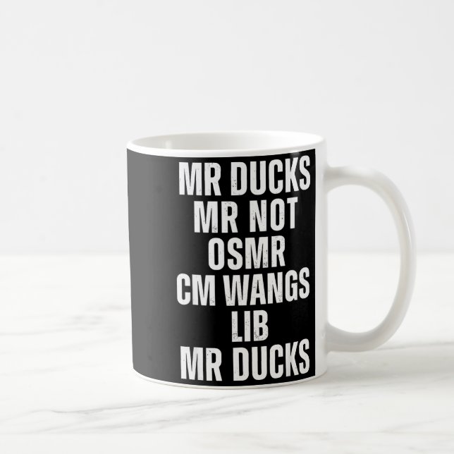 Taza De Café Mr Ducks Mr Not Duck Joke Phonetic Puzzle  (Derecha)
