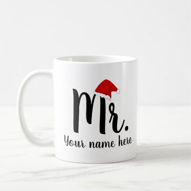 Taza De Café Mr. Red Santa  (Izquierda)