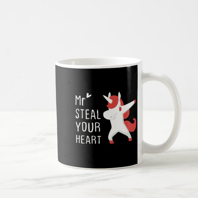 Taza De Café Mr Steal Your Heart Valentines Day V Day Boys Unic (Derecha)