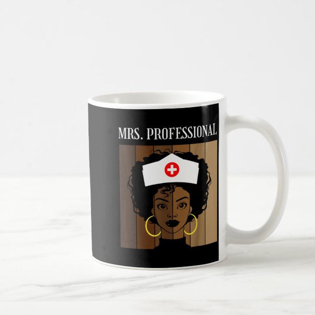 Taza De Café Mrs Professional Nursing Degree Nurse Profession B (Derecha)
