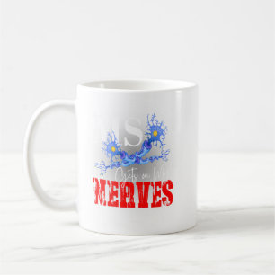 Taza De Café Ms Se Enfrenta A Mis Nervios Múltiples Conciencia 