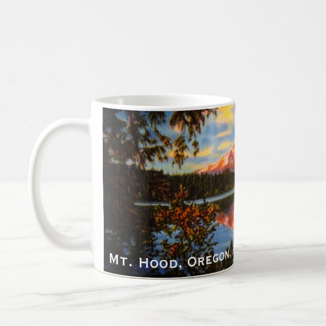 Taza De Café Mt. Hood, Oregon Crystal Clear Lost Lake (Izquierda)