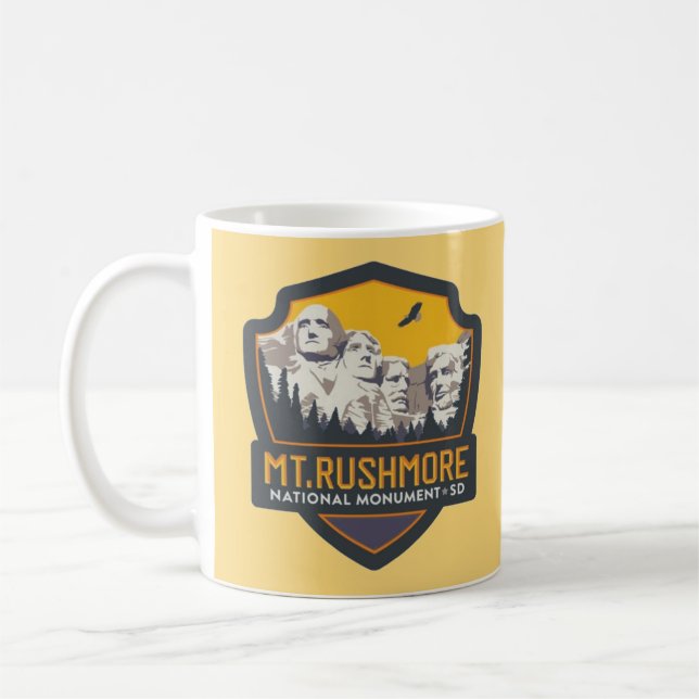 Taza De Café Mt Rushmore National Memorial Mug (Izquierda)