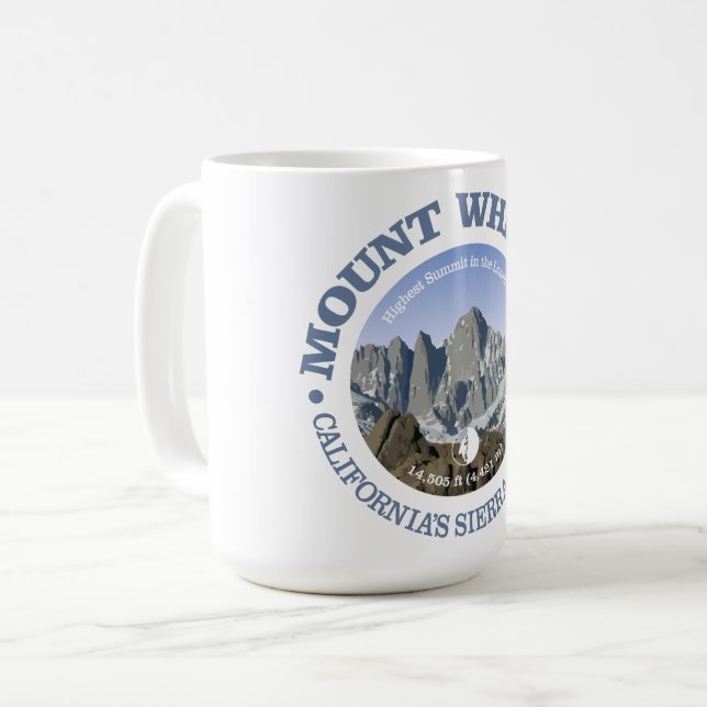 Taza De Café Mt Whitney (Anverso izquierdo)