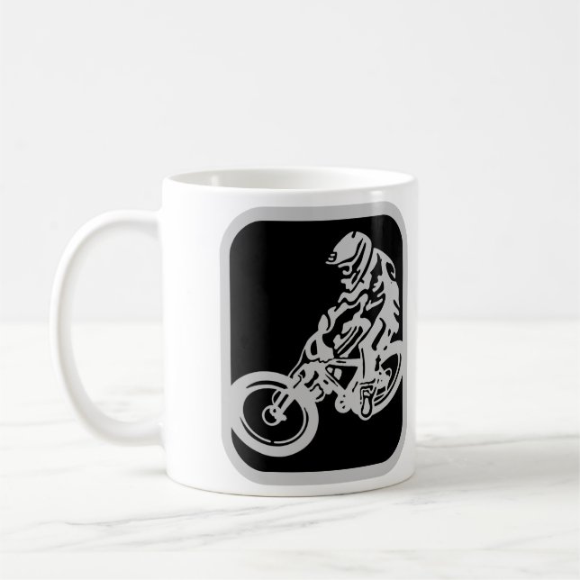 Taza De Café MTB descendente (Izquierda)
