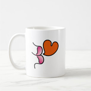 Taza De Café ¡¡¡muack S volador!!! -Rosa