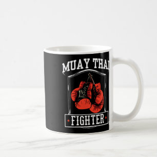 Taza De Café Muay Thai Fighter Hob1