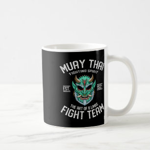 Taza De Café Muay Thai Oni Demon Fight Team - Nak Muay, Kickbox