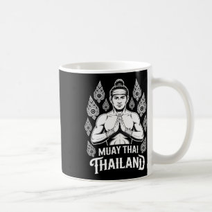 Taza De Café Muay Thai Tailandia Vintage Entrenamiento de Lucha