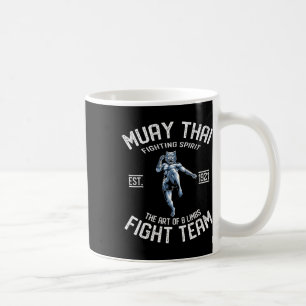 Taza De Café Muay Thai Tiger - Regalo de boxeo tailandés y kick