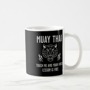 Taza De Café Muay Thai Touch Me Y Tu Primera Lección Es Gratuit