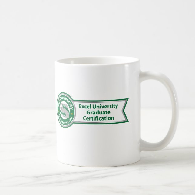 Taza De Café Mub de la certificación del graduado de la (Derecha)