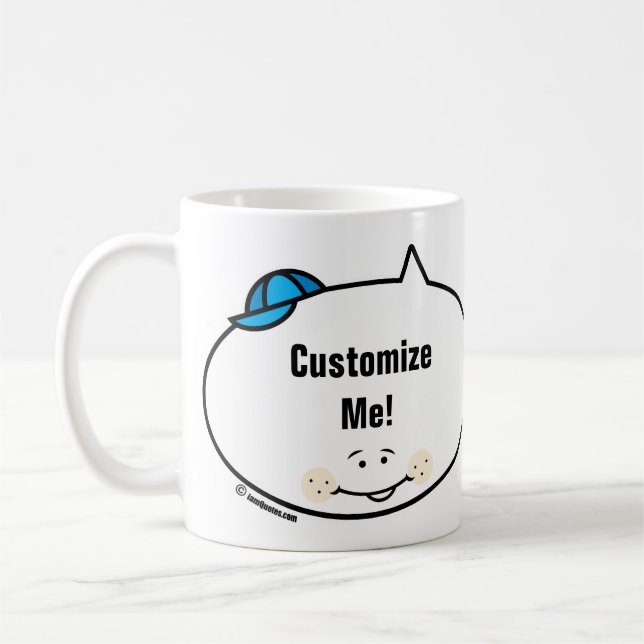 Taza De Café Muchacho adaptable de los iamQuotes (Izquierda)