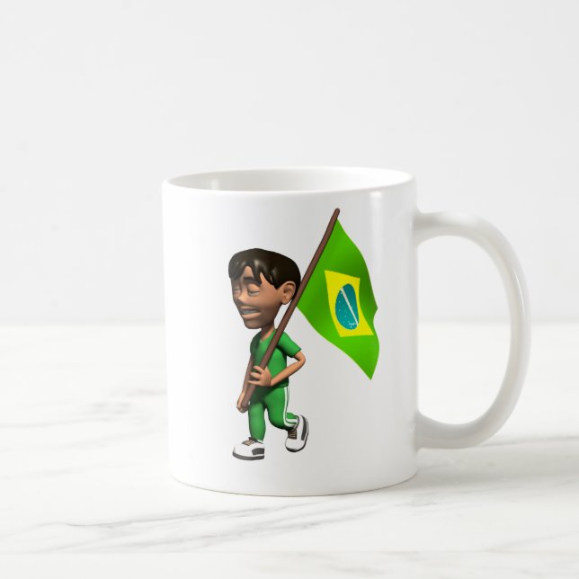 Taza De Café Muchacho brasileño (Derecha)