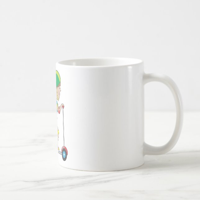 Taza De Café Muchacho de la vespa (Derecha)
