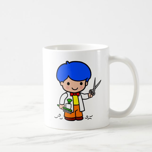 Taza De Café Muchacho del peluquero (Derecha)