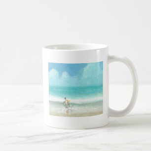 Taza De Café Muchacho en la bicicleta 3