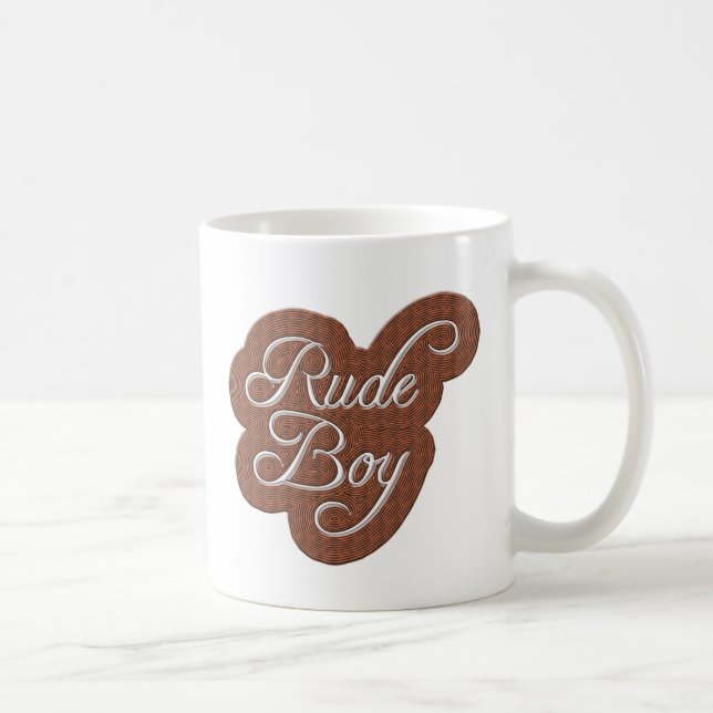 Taza De Café Muchacho grosero (Derecha)