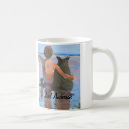 Taza De Café Muchacho y su perro de Joel Anderson