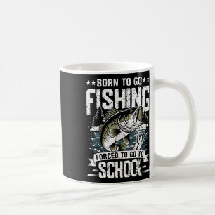 Taza De Café Muchachos Pescadores Obligados A Ir A La Escuela P