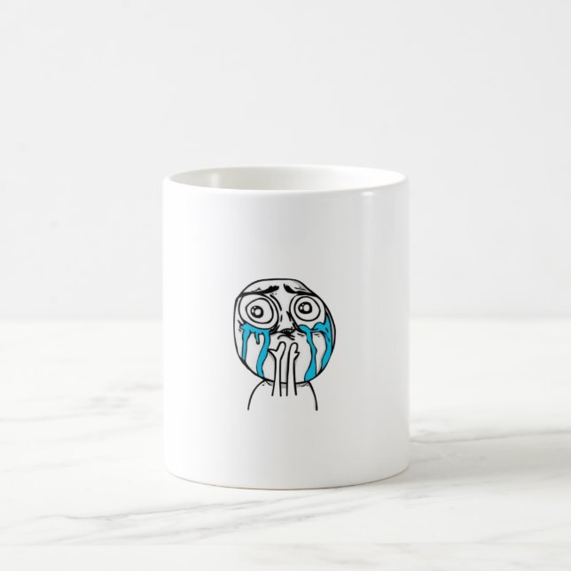 Taza De Café Muchas gracias Meme de Trollface (Centro)