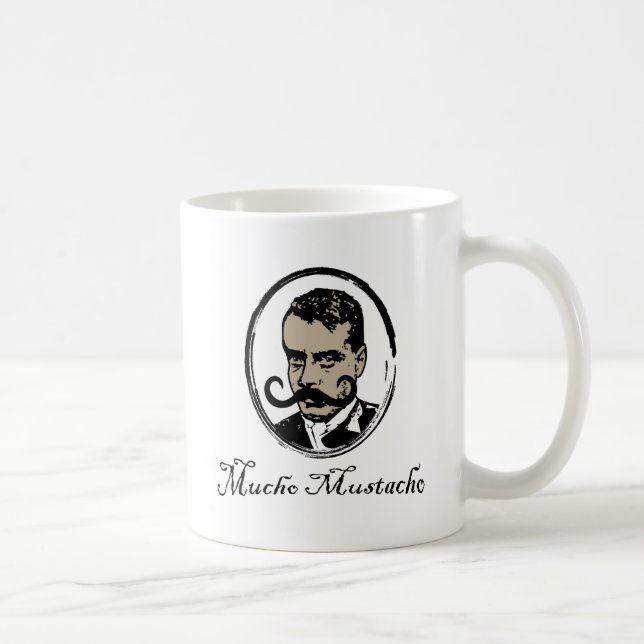 Taza De Café Mucho Mustacho - Zapata (Derecha)