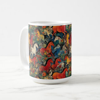 Taza De Café Muchos caballos