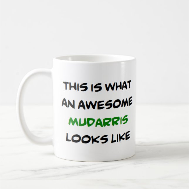Taza De Café mudarris, maestro árabe, impresionante (Izquierda)