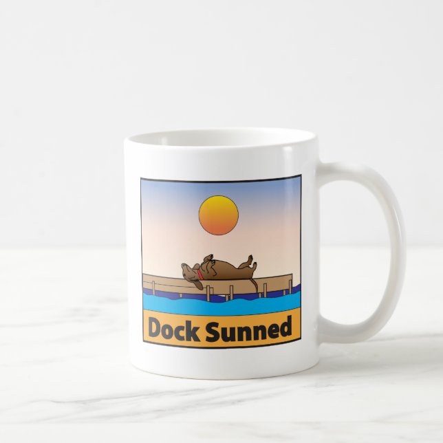 Taza De Café Muelle asoleado (Derecha)