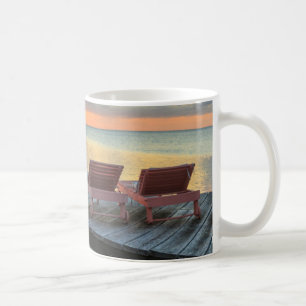 Taza De Café Muelle con vista al océano, Belice