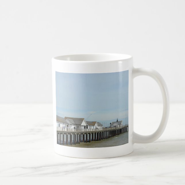 Taza De Café Muelle de Southwold Suffolk (Derecha)