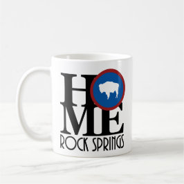 Taza De Café Muelles de roca del hogar, Wyoming 11oz