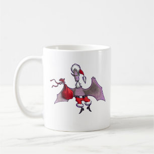 Taza De Café Muerca de la mano izquierda de Santa Bat