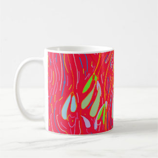 Taza De Café Muérdago Caprichoso, Rojo
