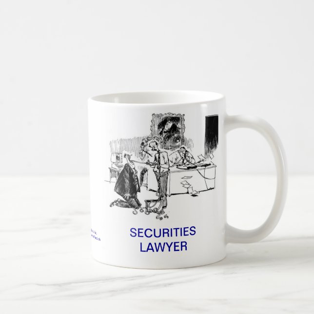 Taza de café muerta del abogado de las seguridades (Derecha)