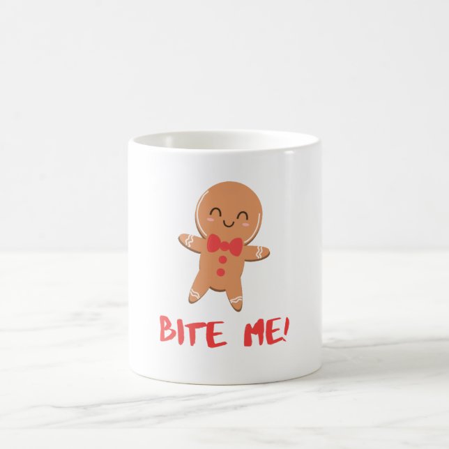 Taza De Café ¡Muértame! Hombre de pan de jengibre (Centro)