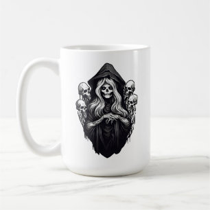 Taza De Café Muerte con cráneo
