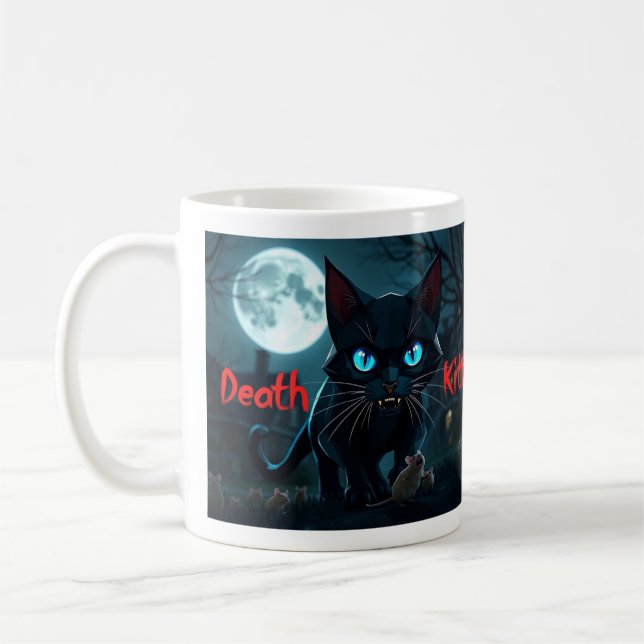 Taza De Café Muerte Kitty Mug (Izquierda)
