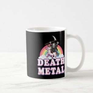 Taza De Café Muerte Metalizado Graciosa Paro Arcoiris Rap Unico