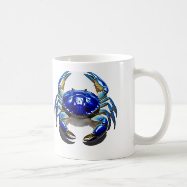 Taza De Café Muertes de cangrejo azul (Derecha)