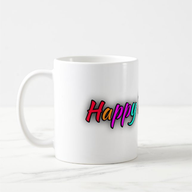 Taza De Café Muertes de cumpleaños Happy personalizadas (Izquierda)