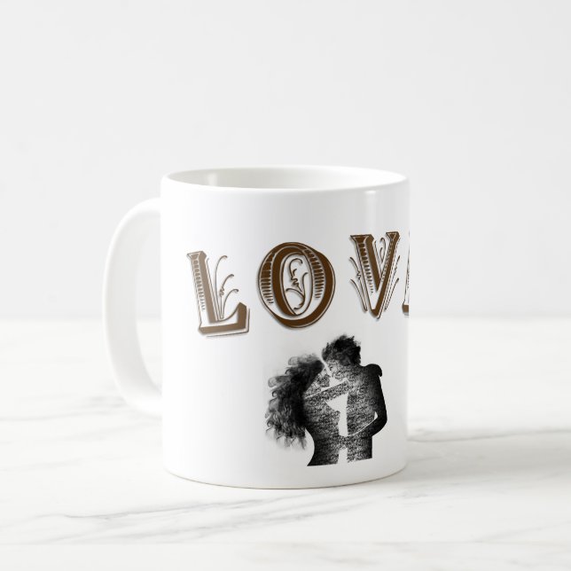 Taza De Café Muertes del día del amor (Anverso izquierdo)