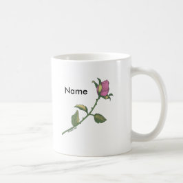 Taza De Café Muertes personalizados Rosa Rosada
