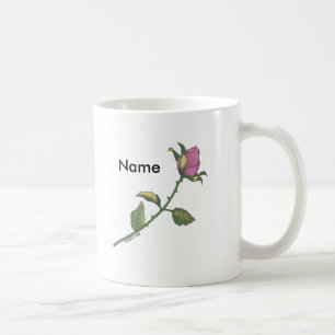 Taza De Café Muertes personalizados Rosa Rosada