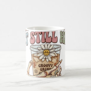 Taza De Café Muerto de cansancio pero todavía aquí Café esquele