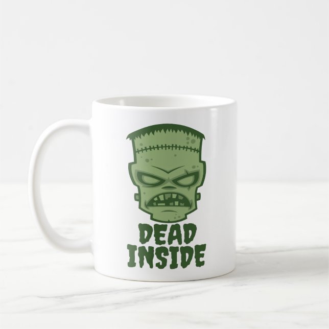 Taza De Café Muerto dentro del monstruo Frankenstein (Izquierda)