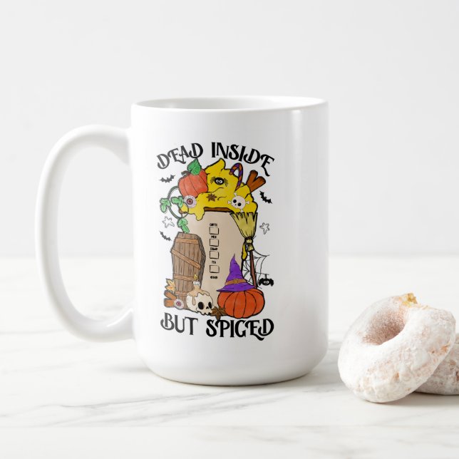Taza De Café Muerto dentro pero picado (Con donut)