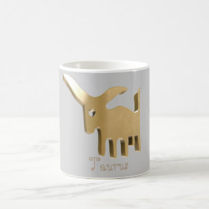 Taza De Café Muestra de oro del tauro