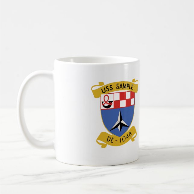 TAZA DE CAFÉ MUESTRA DE USS (DE-1048) (Izquierda)