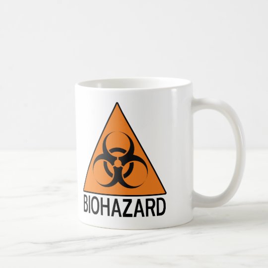 Taza De Café Muestra del Biohazard